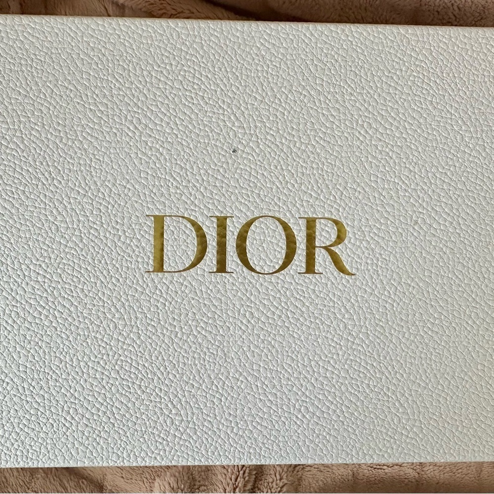 Dior White and Gold Textured Box